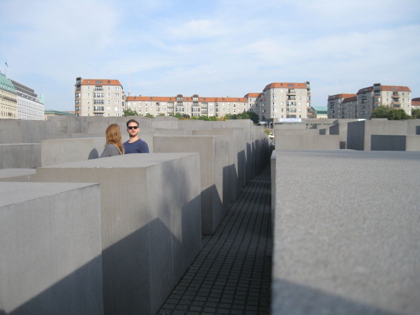 The Holocaust memorial was interesting, built recently not far from the Brandenburg Gate.