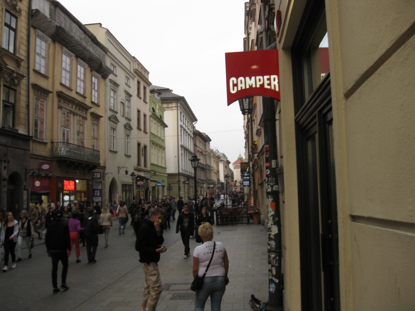 Busy artery in the Old Town.